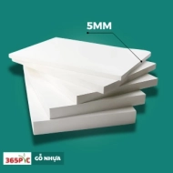 GỖ NHỰA PVC 5MM BÓNG GƯƠNG