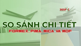 So Sánh Formex, Pima, Mica, MDF:  Vật Liệu Nào Phù Hợp Nhất Cho Dự Án Của Bạn